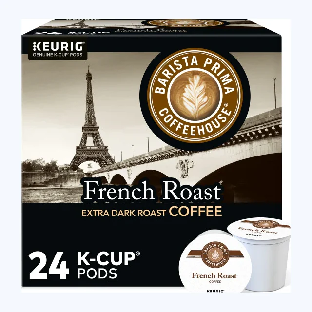 Barista Prima Coffeehouse French Roast K-Cups, Dark Roast – 24 Count