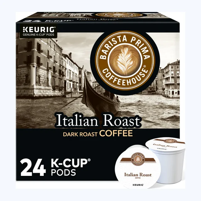 Barista Prima Coffeehouse Italian Roast K-Cups, Dark Roast – 24 Count