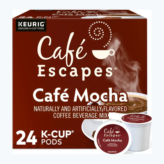 Cafe Escapes Cafe Mocha K-Cups – 24 Count
