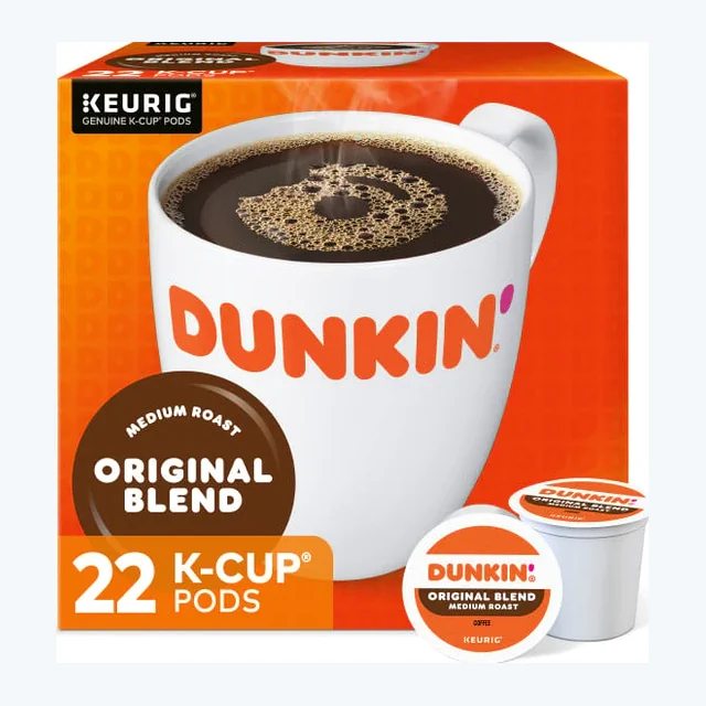 Dunkin' Original Blend K-Cups, Medium Roast – 22 Count