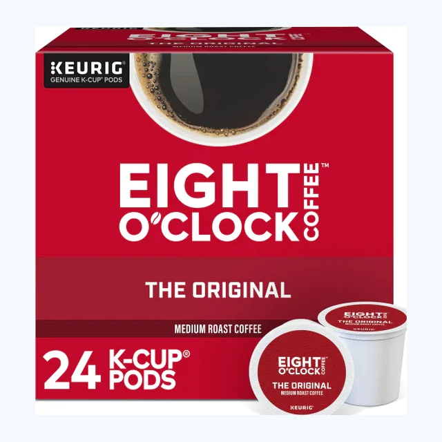 Eight O'Clock Coffee Original K-Cups, Medium Roast – 24 Count