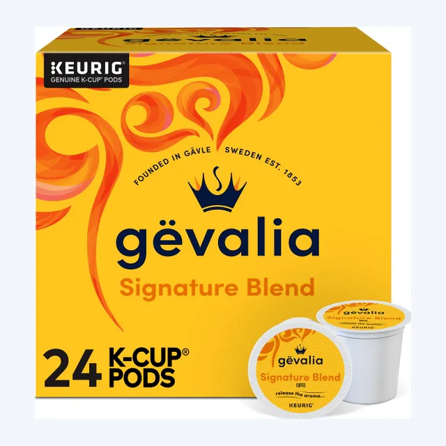 Gevalia Kaffe Signature Blend K-Cups, Light Roast – 22 Count