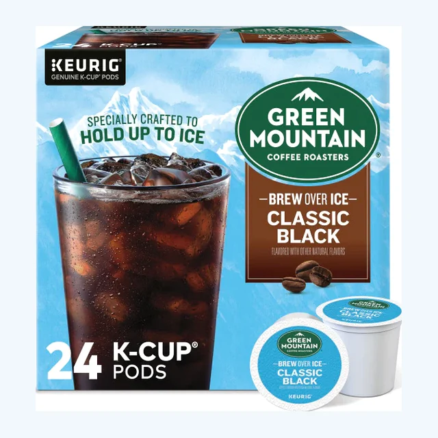 Green Mountain Brew Over Ice Classic Black K-Cups – 24 Count (SPECIAL)