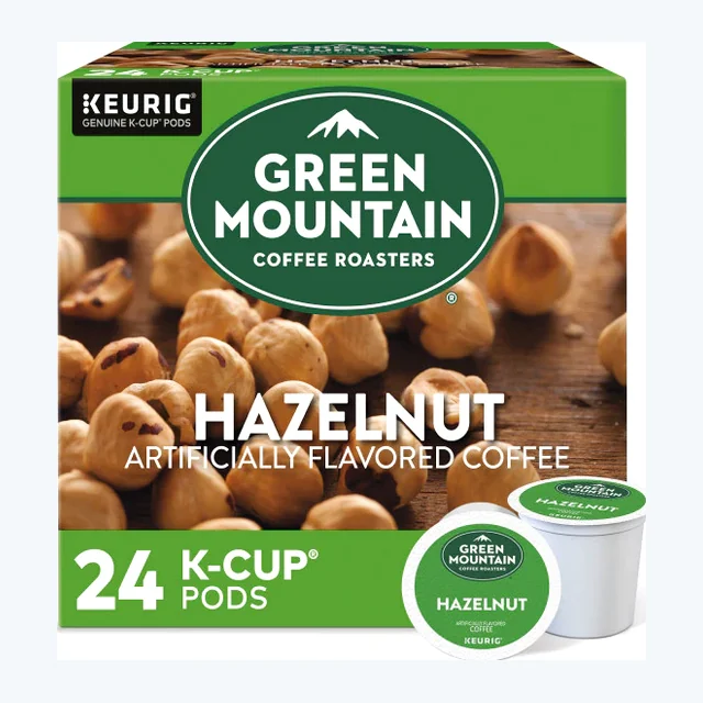 Green Mountain Hazelnut K-Cups, Light Roast – 24 Count