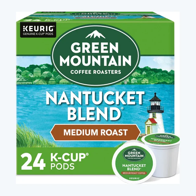 Green Mountain Nantucket Blend K-Cups, Medium Roast – 24 Count