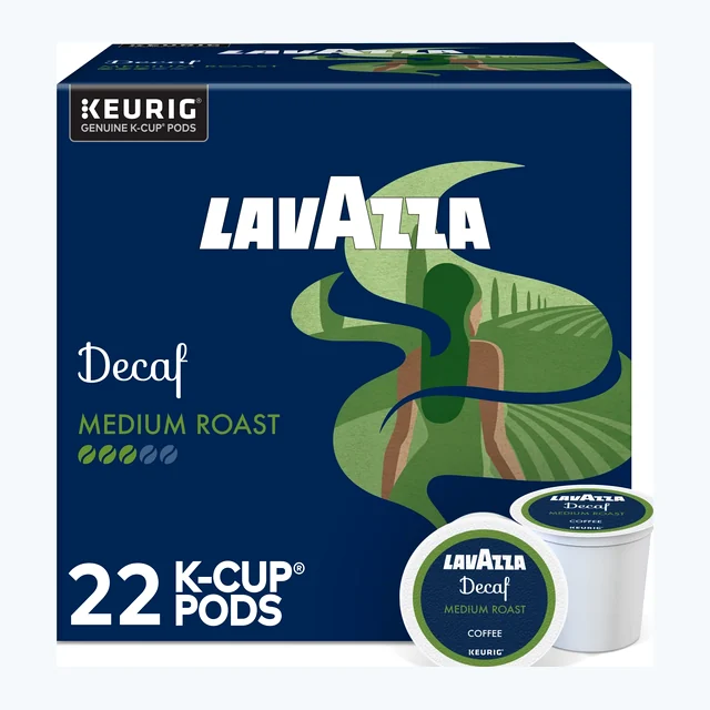 Lavazza Decaf Classico K-Cups, Medium Roast – 22 Count