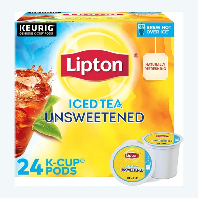 Lipton Classic Unsweetened Iced Tea K-Cups – 24 Count