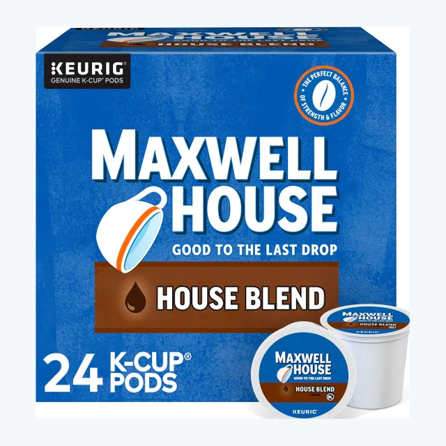 Maxwell House House Blend K-Cups, Medium Roast – 24 Count