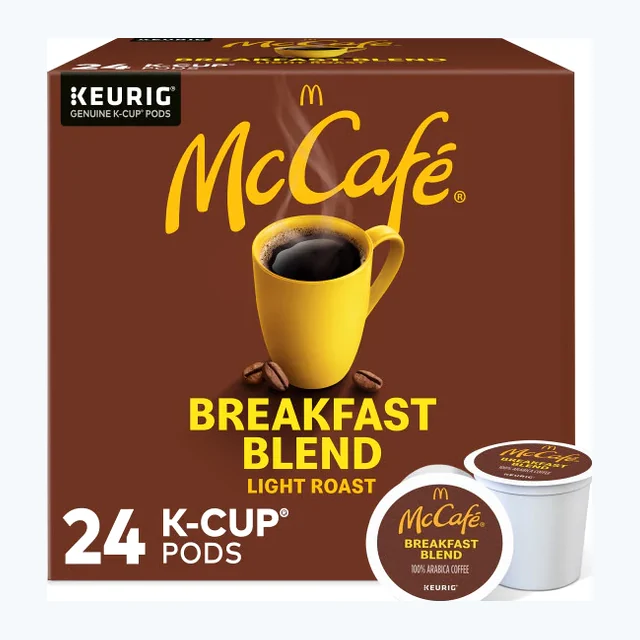 McCafé Breakfast Blend K-Cups, Light Roast – 24 Count