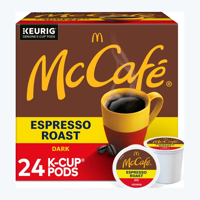 McCafé Espresso Roast K-Cups, Dark Roast – 24 Count