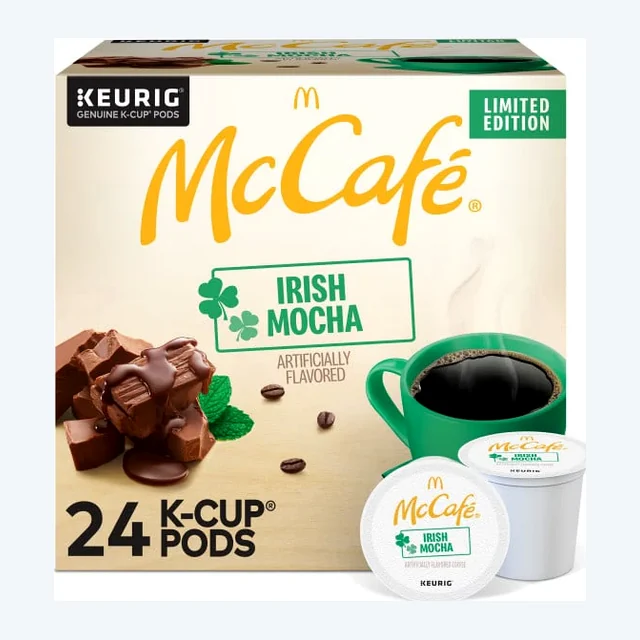 McCafé Irish Mocha K-Cups, Medium Roast – 24 Count (Limited Edition)