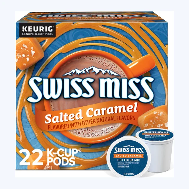 Swiss Miss Salted Caramel Hot Cocoa K-Cups – 22 Count