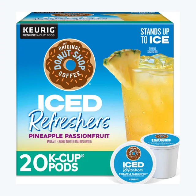 The Original Donut Shop Pineapple Passionfruit Iced Refreshers K-Cups – 20 Count