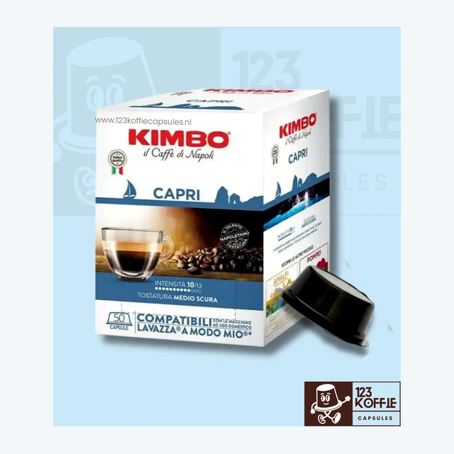 Kimbo Capri capsules A Modo Mio 50 stuks – Aromatische espresso
