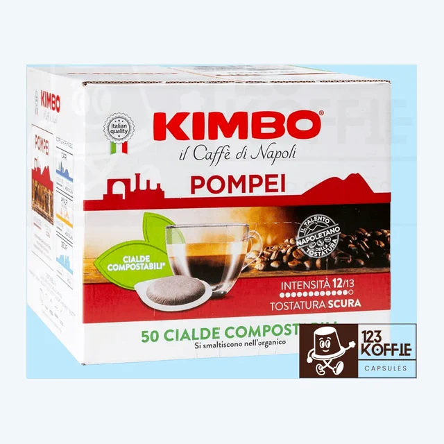 Kimbo Pompei ESE 44 mm 50 x Intense Napolitaanse Koffiepads