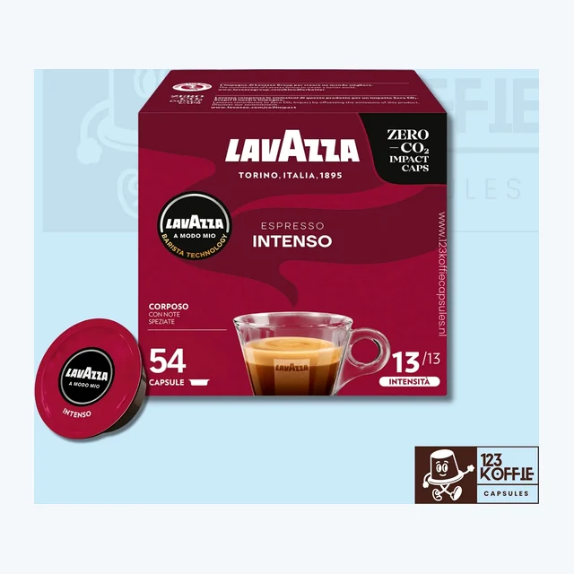 Lavazza Espresso Intenso capsules A Modo Mio 54 stuks intensiteit 13