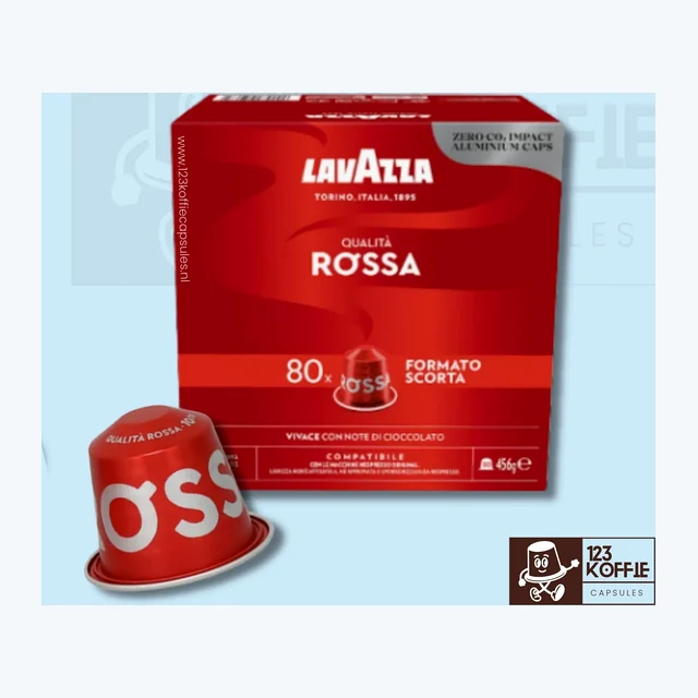 Lavazza Qualità Rossa capsules 80 stuks  compatibel met Nespresso