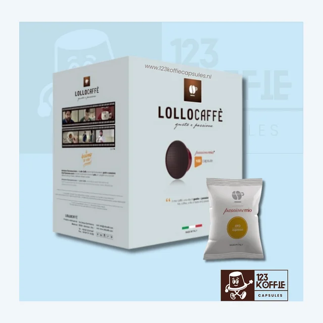 Lollo Miscela Oro capsules A Modo Mio – 100 stuks Italiaanse espresso