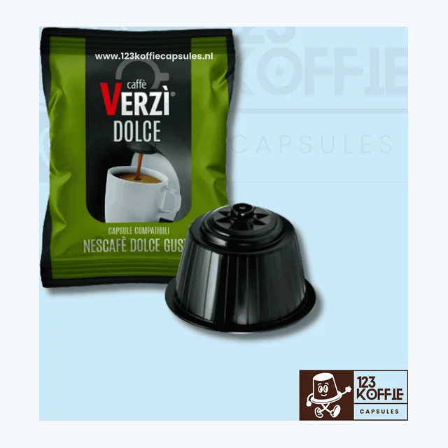Zachte espresso capsules Dolce Gusto  50 stuks Verzì Dolce