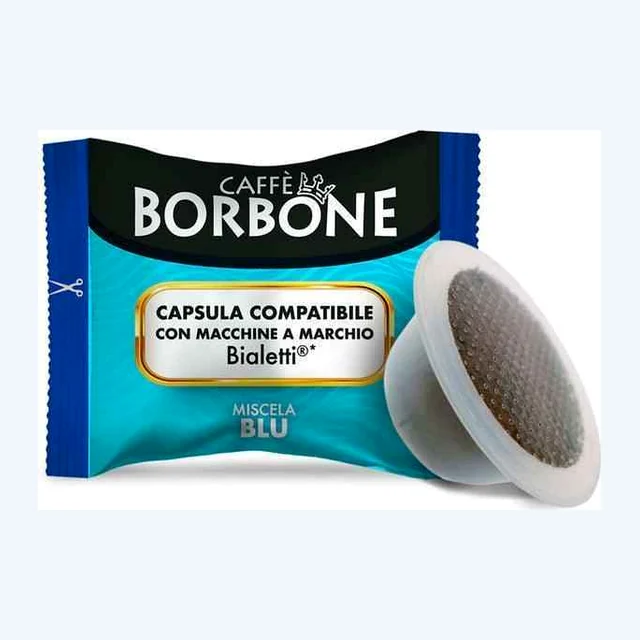 100 Capsule Bialetti®* - Miscela BLU Caffè Borbone