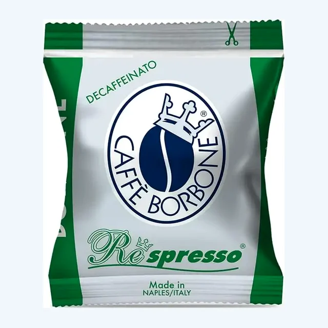 100 Capsule Caffè Borbone Compatibili  Nespresso®* Miscela DEK (decaffeinato)