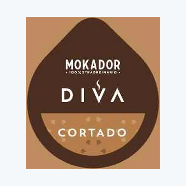 Capsule Cortado Mokador Diva – Bevanda al Caffè e Latte (25 Pezzi)
