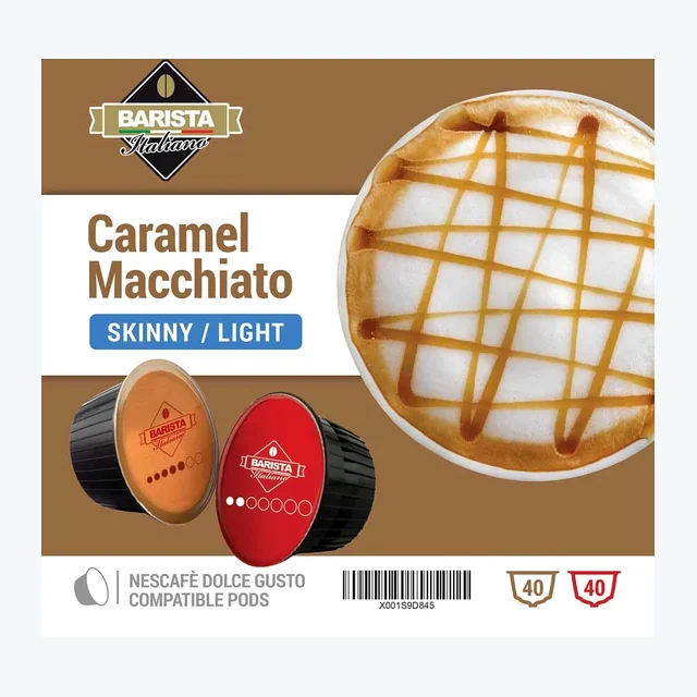 Caramel Macchiato Scremato - Capsule Compatibili Dolce Gusto®