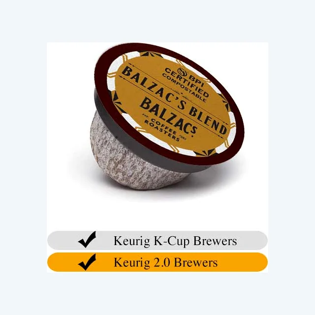 Balzac's Blend - 100% Compostable Coffee Cups (18)