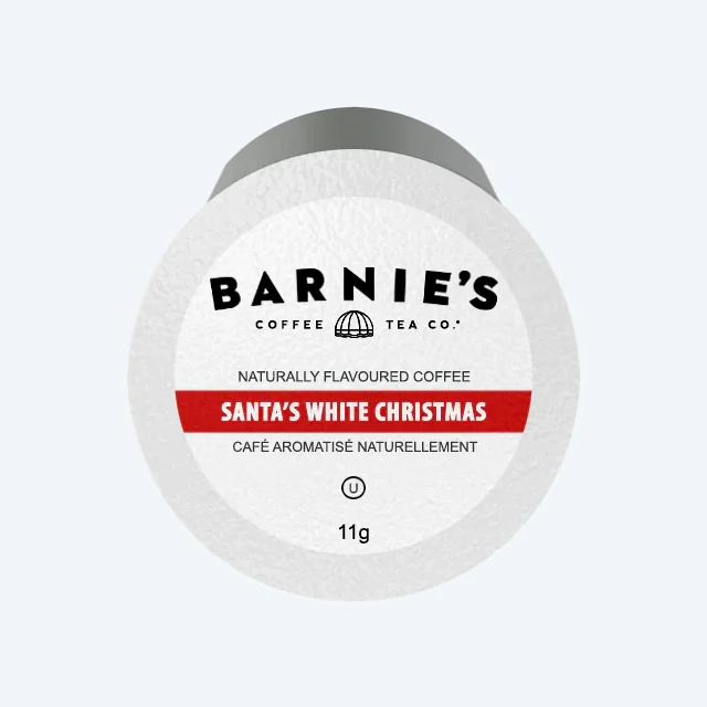 Barnie's Santa's White Christmas Coffee Cups (24)