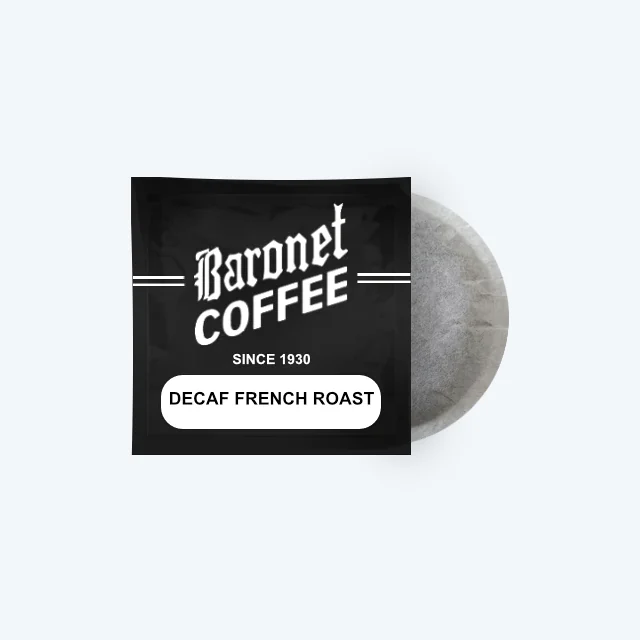 Baronet Decaf French Roast Coffee Pods (18)