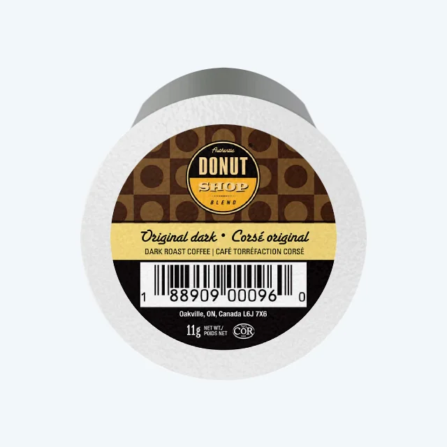 Donut Shop Original Dark Coffee Cups (24)