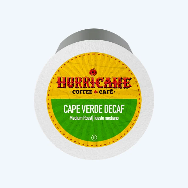 Hurricane Cape Verde Decaf Coffee Cups (24)