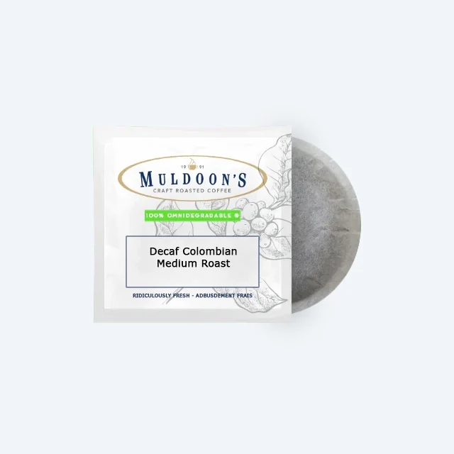 Muldoon's Decaf Colomobian Pods (12)