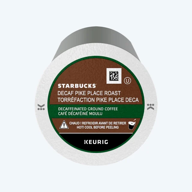 Starbucks DECAF Pike Place K-Cups® (24)