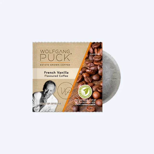 Wolfgang Puck French Vanilla 100% Compostable Pods (18)