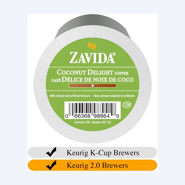Zavida Coconut Delight Coffee Cups (24)