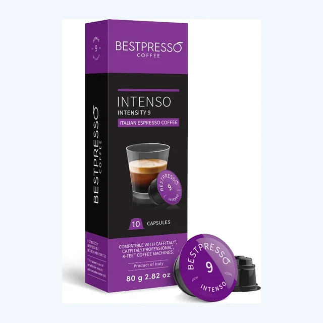 compatible with Starbucks Verismo, Caffitaly, CBTL, K-fee systems 80 Pods,  Intenso Flavor