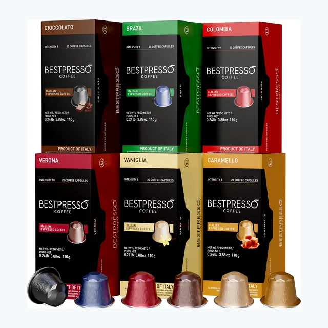 Flavored & Intense Variety - 120 Capsules