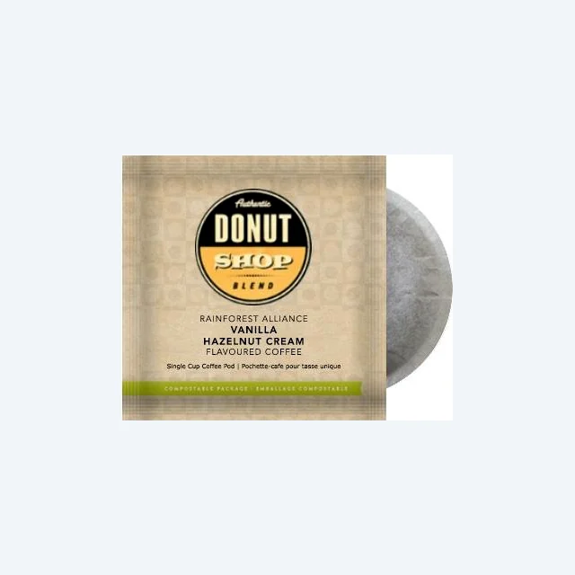 Authentic Donut Shop Blend Vanilla Hazelnut Cream, Pod Coffee