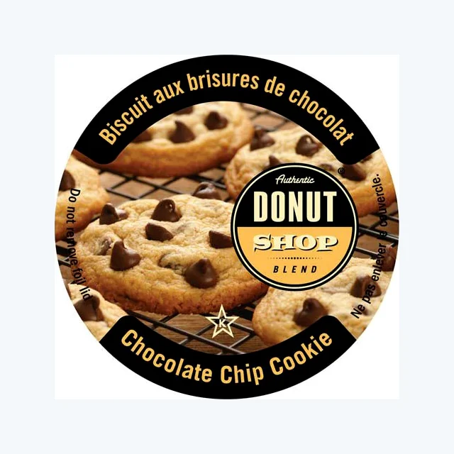 Authentic Donut Shop Chocolate Chip Cookie, Single Serve Coffee