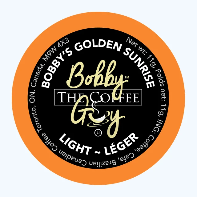 Bobby's Golden Sunrise Single Serve Coffee