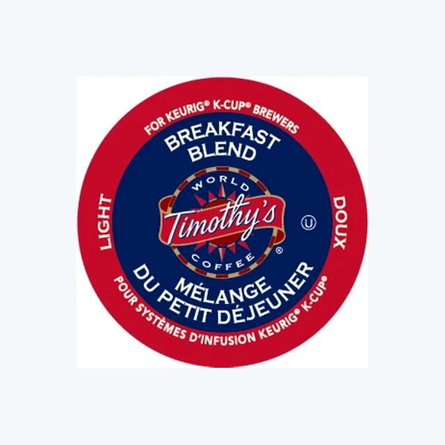 Timothy's Breakfast Blend, Single Serve Coffee