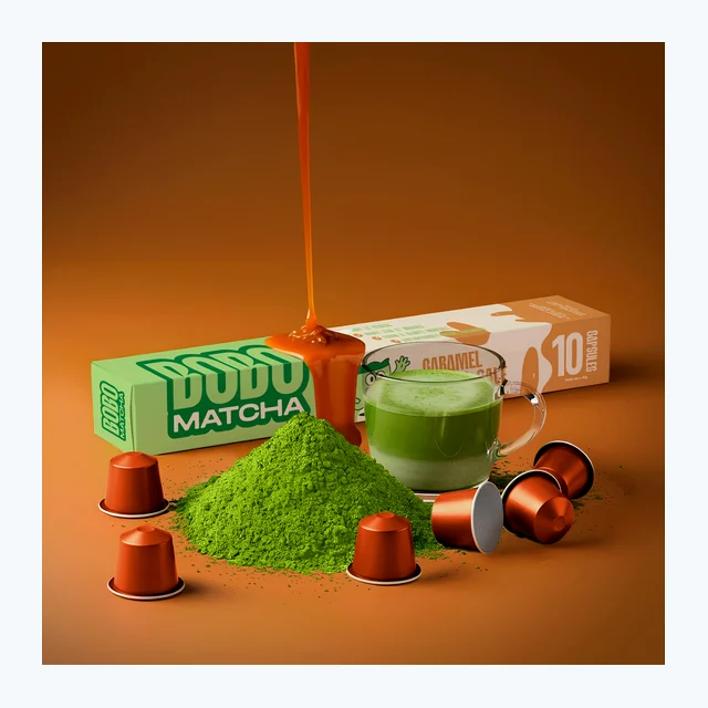 10 Capsules Matcha Caramel Beurre Salé – Compatibles Nespresso®