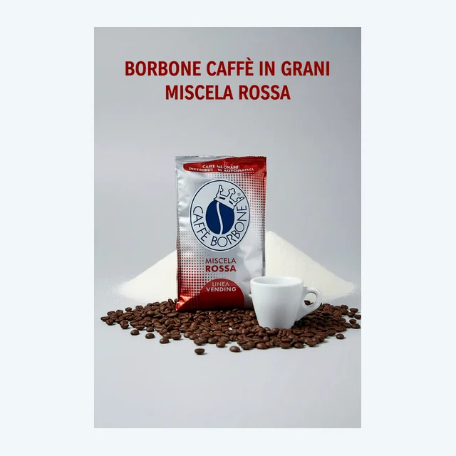 Borbone Caffè in Grani Miscela Rossa Kg.1