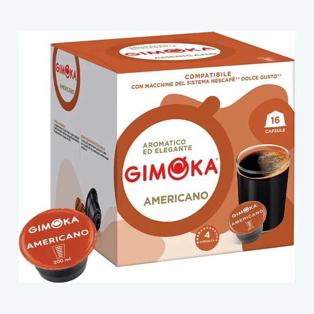 Americano - Gimoka 16 pods for Dolce Gusto
