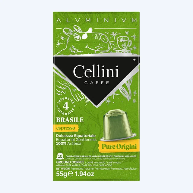 CELLINI Nespresso - BRASILE (10Caps Alluminio)
