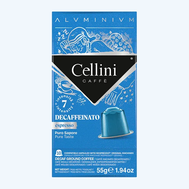 CELLINI Nespresso  - Decaffeinato (10Caps Alluminio)