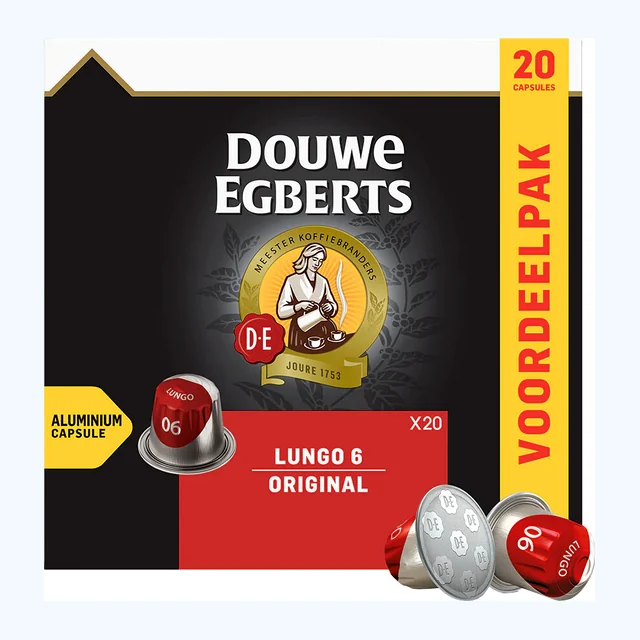 Douwe Egberts Lungo 6 Original 20 pods for Nespresso®