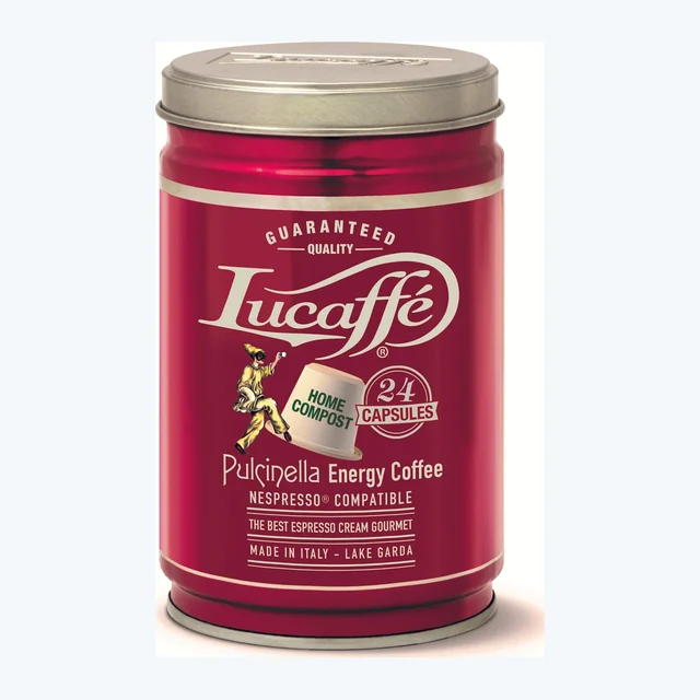LUCAFFE TIN 22 CAPSULE PULCINELLA