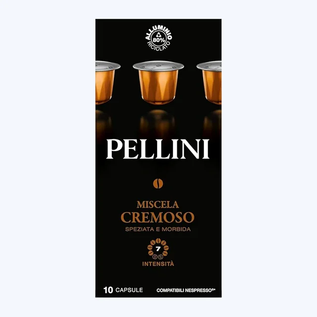 Pellini Cremoso - Aluminum Capsules 10pc